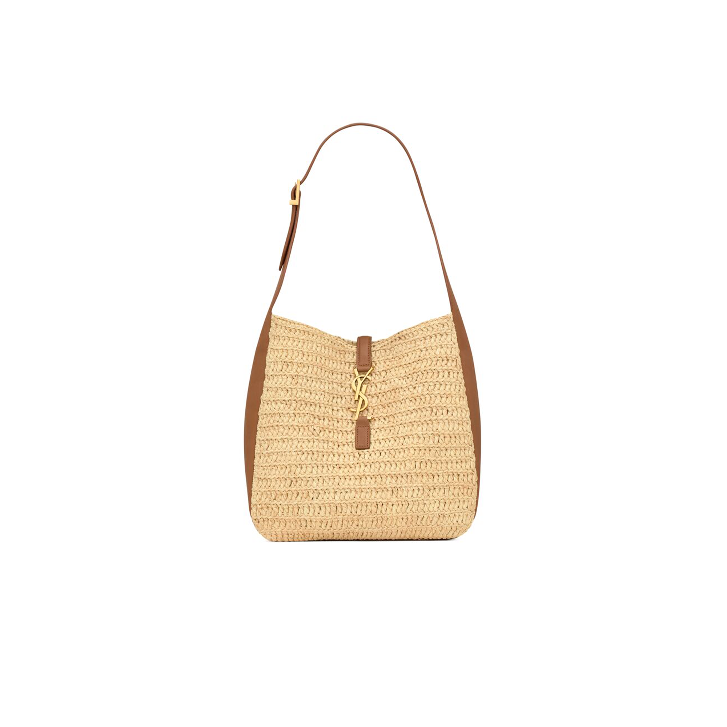 YSL LE 5 À 7 SUPPLE SMALL IN RAFFIA AND LEATHER 823812GAAEZ2791 (22*22*9cm) YSL LE 5 À 7 SUPPLE SMALL IN RAFFIA AND LEATHER 823812GAAEZ2791 (22*22*9cm)